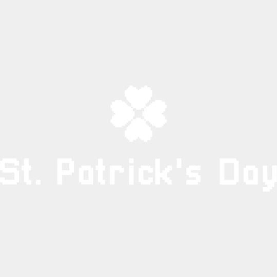 St. Patrick’s Day Black Green White - St. Patrick’s Day DTF Transfer Adult Unisex - S & M (10’’) / Light Color Design