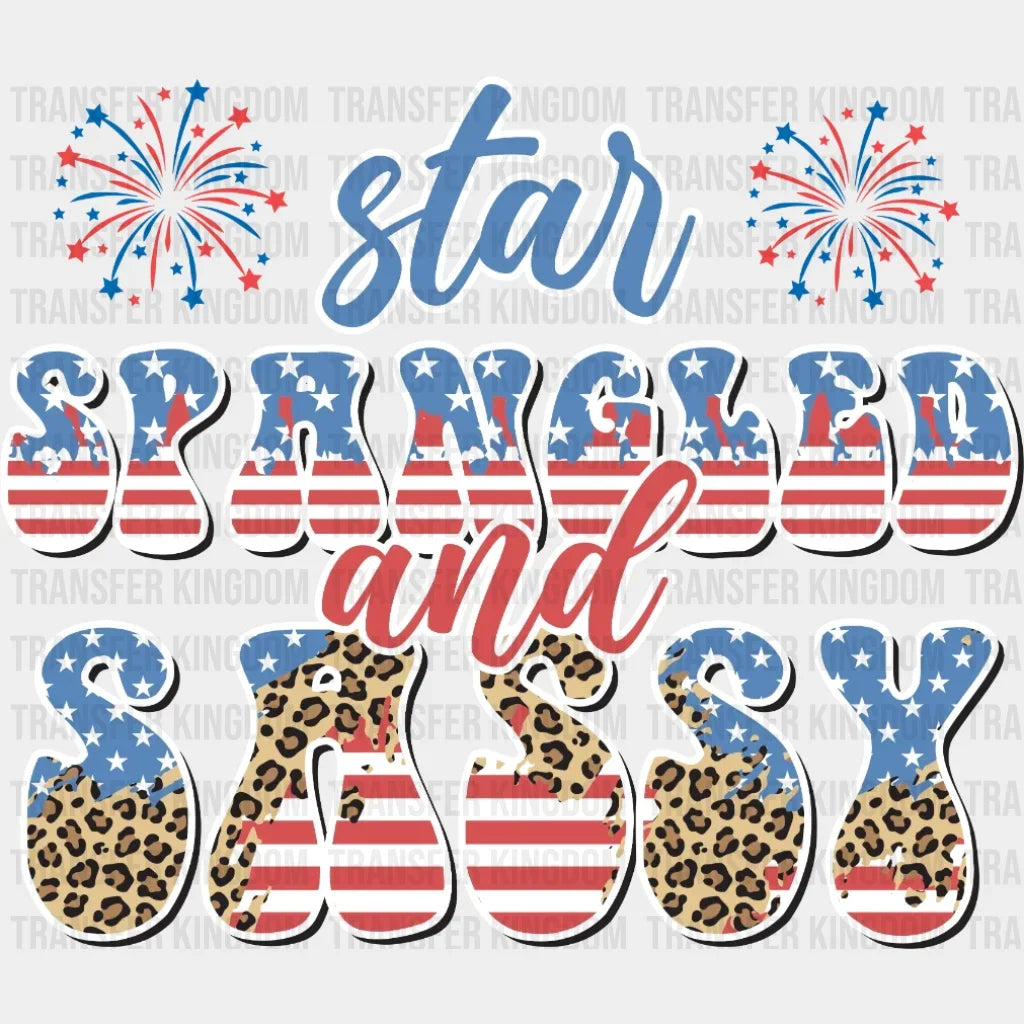 Star Spangled And Sassy Dtf Transfer