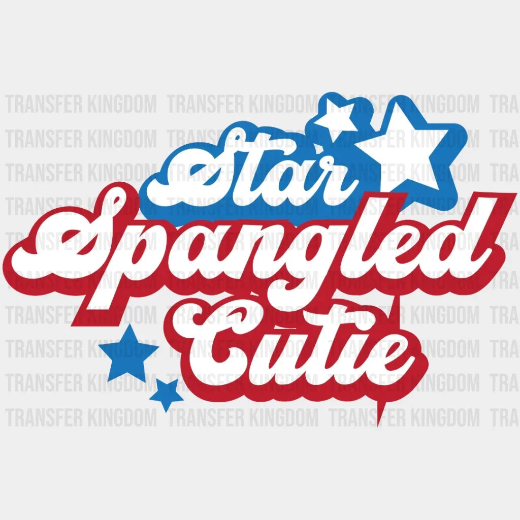 Star Spangled Cutie Dtf Transfer