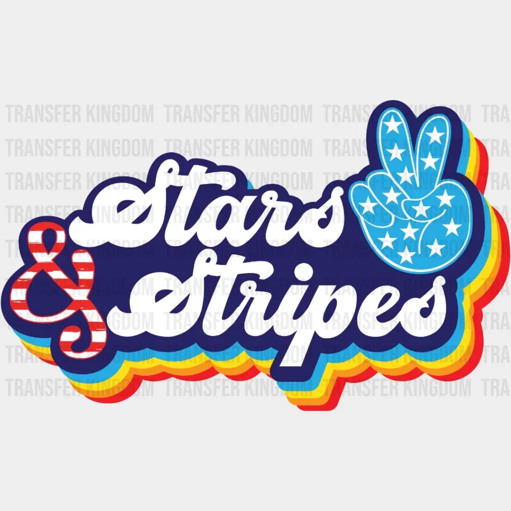 Stars And Stripes Dtf Transfer