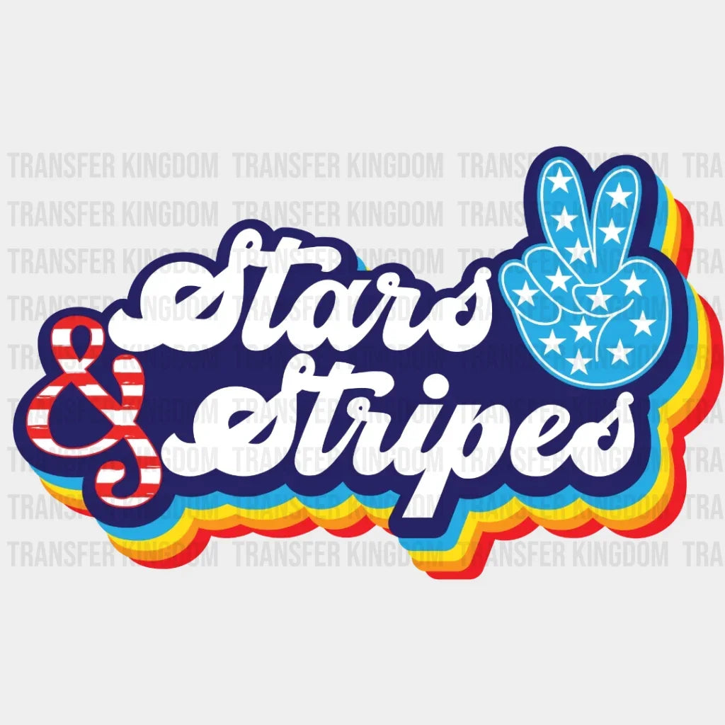 Stars And Stripes Dtf Transfer