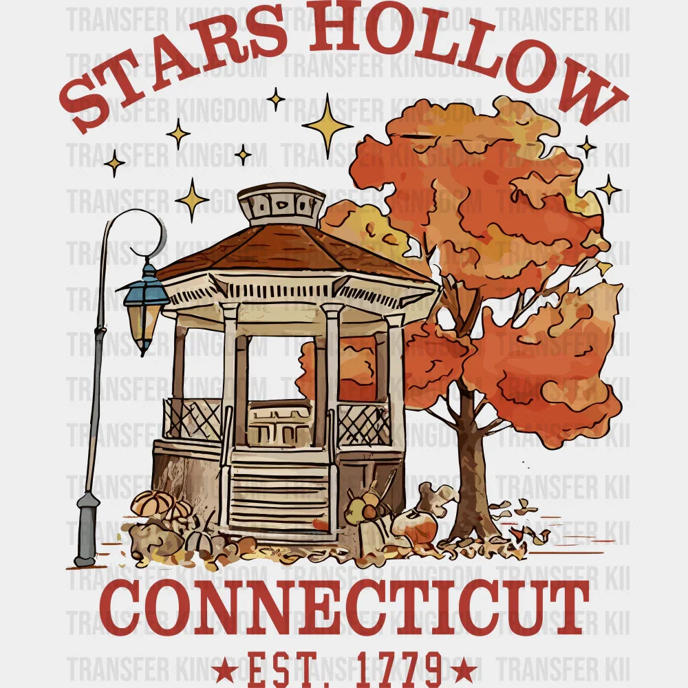 Stars Hollow Connecticut EST 1779 States And Cities DTF Transfer