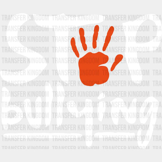 Stop Bullying - Anti Dtf Heat Transfer Unisex S & M (10’’) / Light Color Design See Imaging