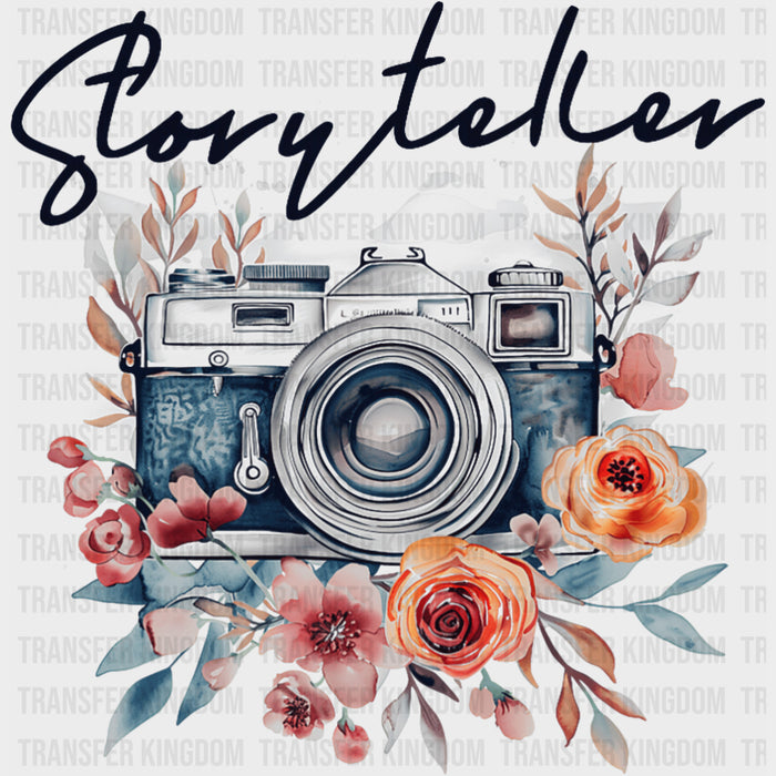 Storyteller, Pink Roses - Photography DTF Transfers