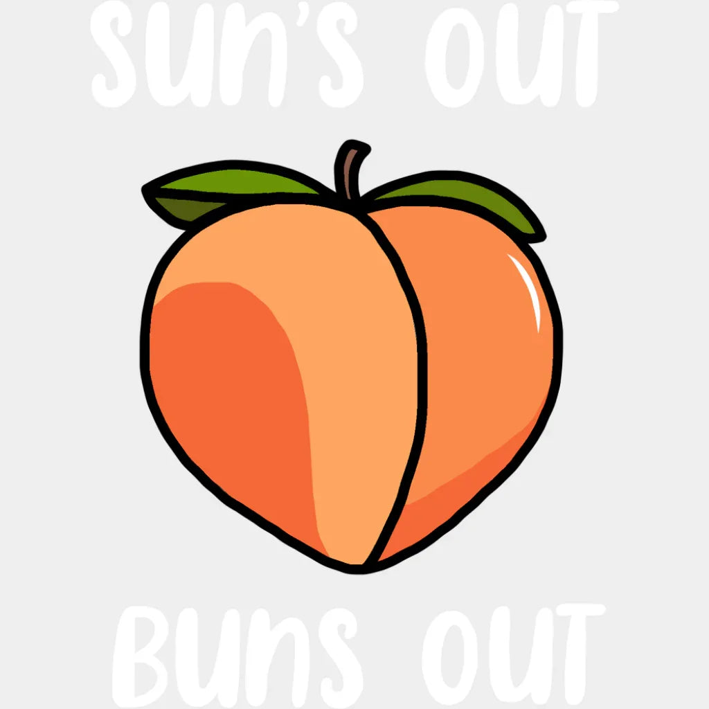Sun’s Out Buns Out - Summer DTF Transfer Adult Unisex - S & M (10’’) / Light Color Design (See Imaging)