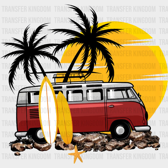 Sunset Van - Surfing DTF Transfers
