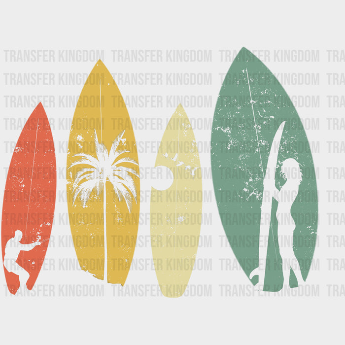 Surf Boards - Surfing DTF Transfers