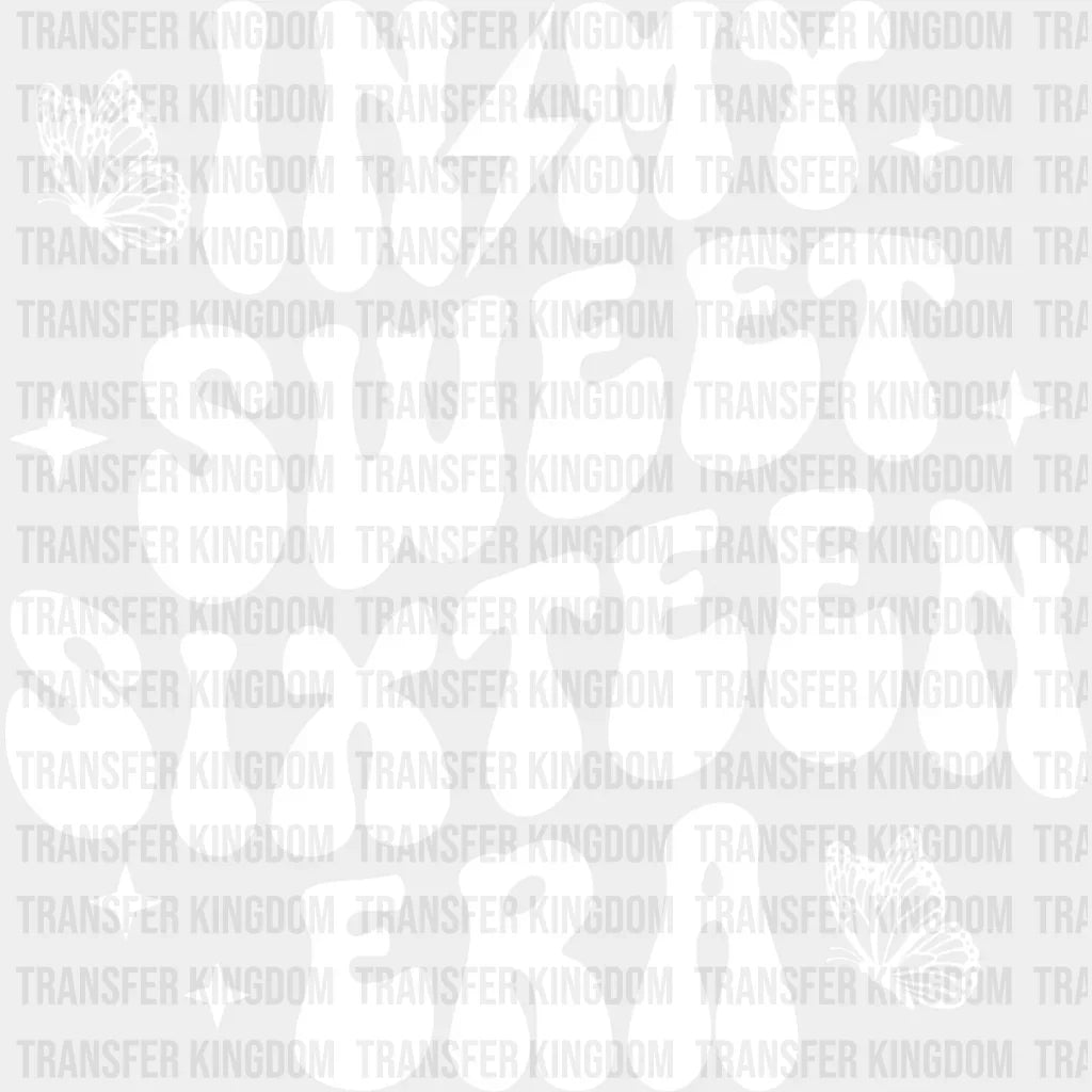 Sweet Sixteen Era - 16 Dtf Heat Transfer Unisex S & M (10’’) / Light Color Design See Imaging