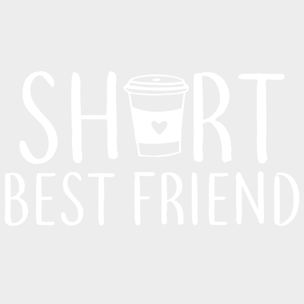 Tall / Short Best Friend Coffee Matching Design- Dtf Heat Transfer Unisex - S & M ( 10 ) Light Color