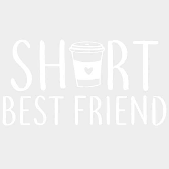 Tall / Short Best Friend Coffee Matching Design- Dtf Heat Transfer Unisex - S & M ( 10 ) Light Color