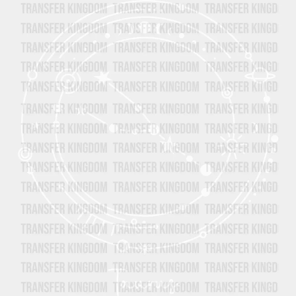 Taurus Constellation Design - Zodiac Dtf Transfer Unisex S & M (10’’) / Light Color See Imaging
