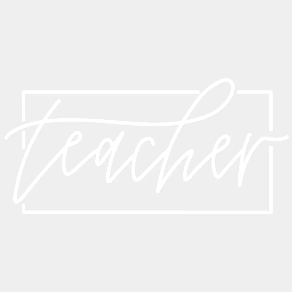 Teacher Box Design - Dtf Heat Transfer Unisex S & M ( 10 ) / Light Color See Imaging