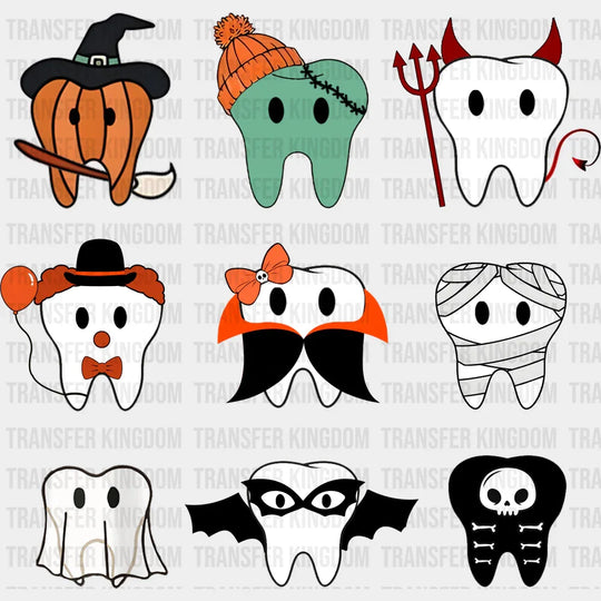 Teeth Halloween DTF Transfer