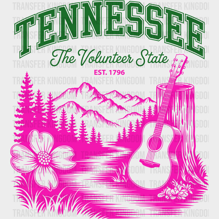 Tennessee The Volunteer State - States & Cities DTF Transfer