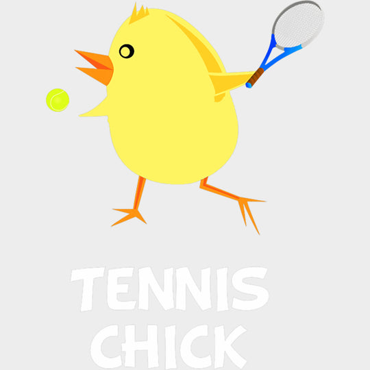 Tennis Chick - Tennis DTF Transfers Adult Unisex - S & M (10’’) / Light Color Design (See Imaging)