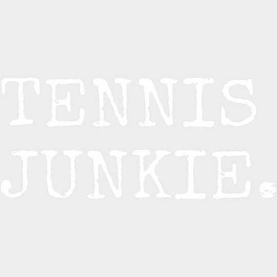 Tennis Junkie - Tennis DTF Transfers Adult Unisex - S & M (10’’) / Light Color Design (See Imaging)