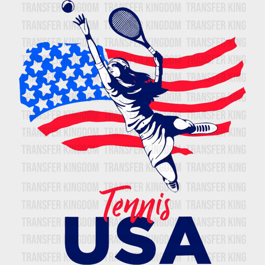 Tennis USA - Tennis DTF Transfers