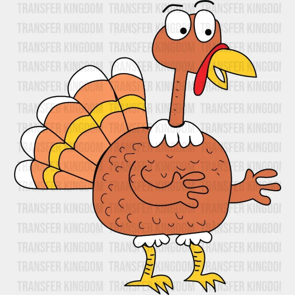Thanksgiving Turkey Design - Dtf Heat Transfer