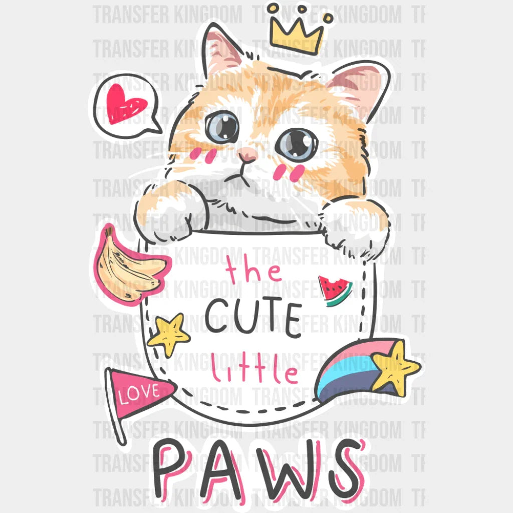 The Cute Little Paws - Cats DTF Transfer