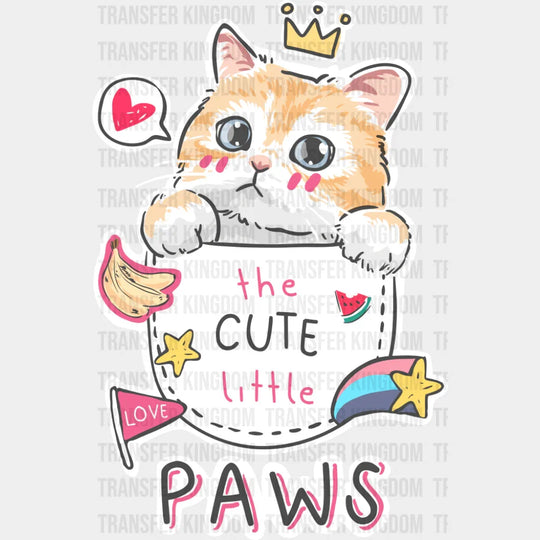 The Cute Little Paws - Cats DTF Transfer