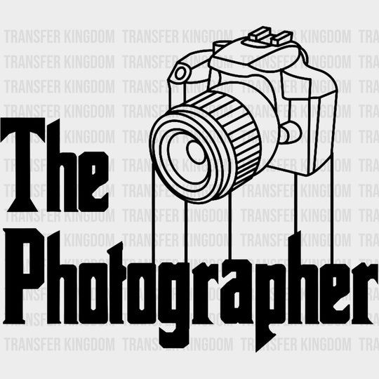 The Photographer Puppet Strings - Photography DTF Transfers Adult Unisex - S & M (10’’) / Dark Color Design (See