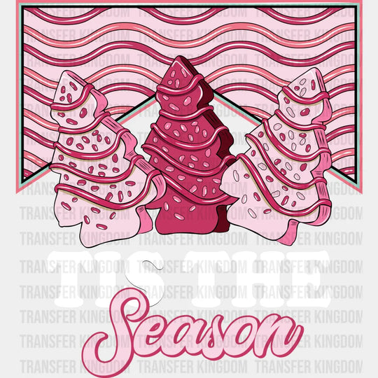 The Season Christmas Design Dtf Heat Transfer Unisex - S & M ( 10 ) / Light Color See Imaging