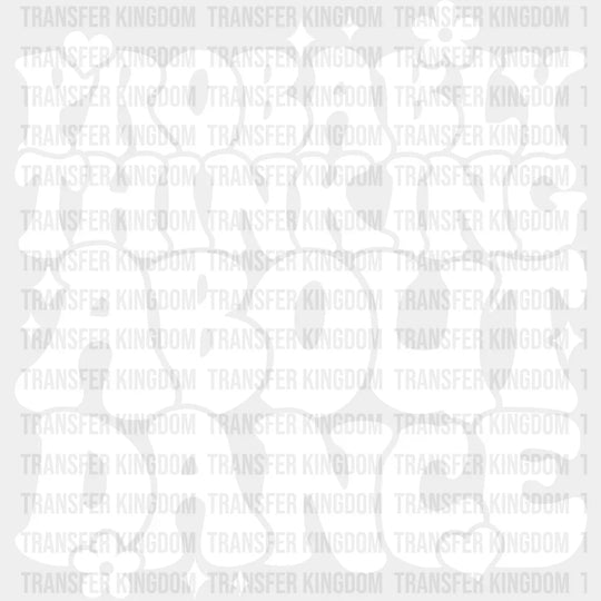 Thinking About Dance - Dancing Dtf Heat Transfer Unisex S & M (10’’) / Light Color Design See