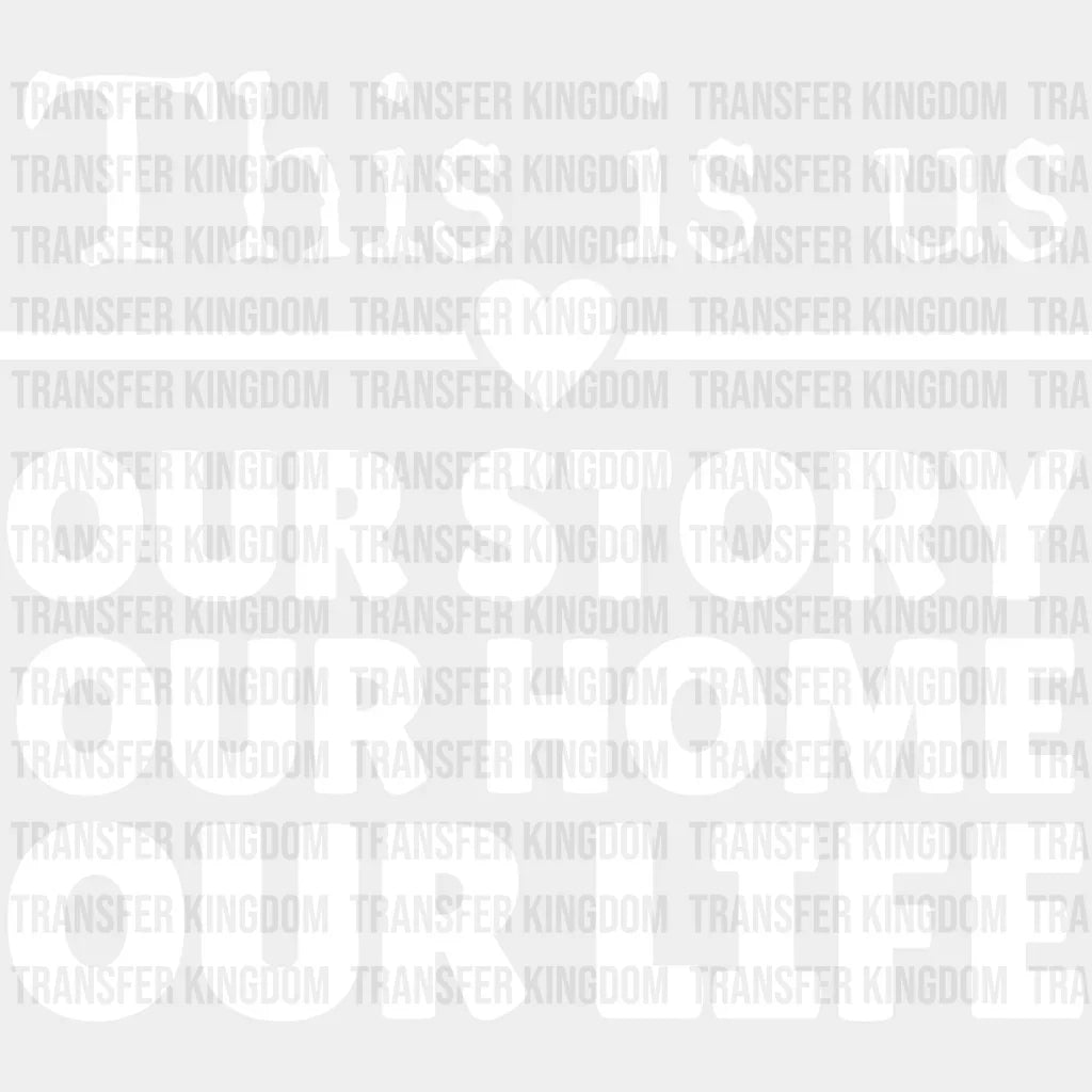 This Is Us - Family Reunion Dtf Heat Transfer Unisex S & M (10’’) / Light Color Design See Imaging