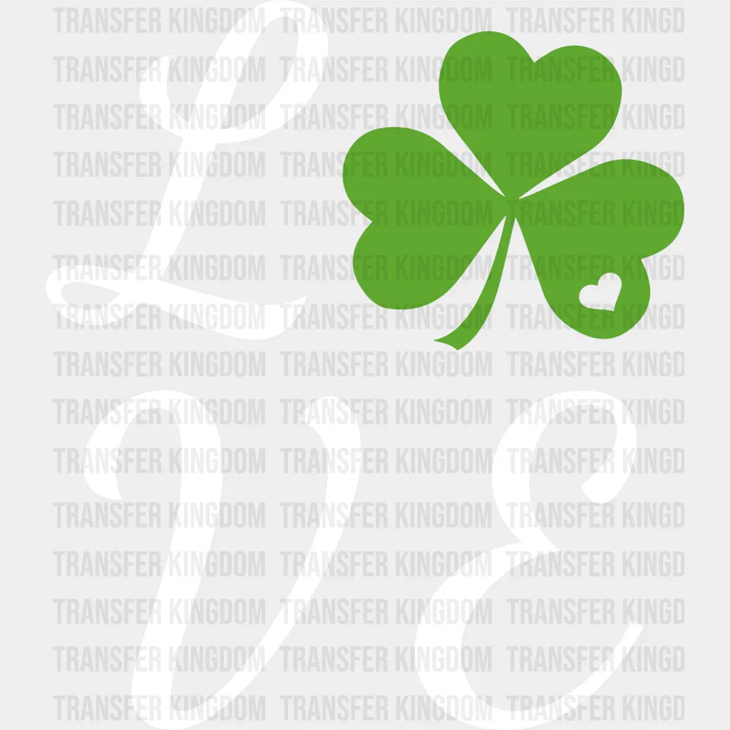 LOVE St. Patrick's Day Design - DTF heat transfer - Transfer Kingdom