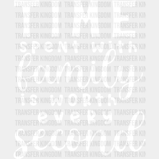 Time Spent With Family - Reunion Dtf Heat Transfer Unisex S & M (10’’) / Light Color Design See