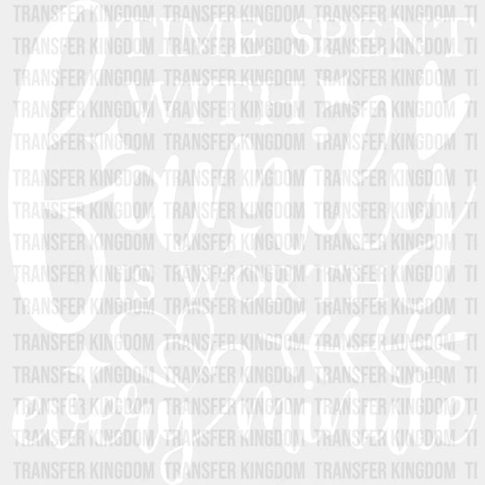 Time Spent With Family - Reunion Dtf Heat Transfer Unisex S & M (10’’) / Light Color Design See