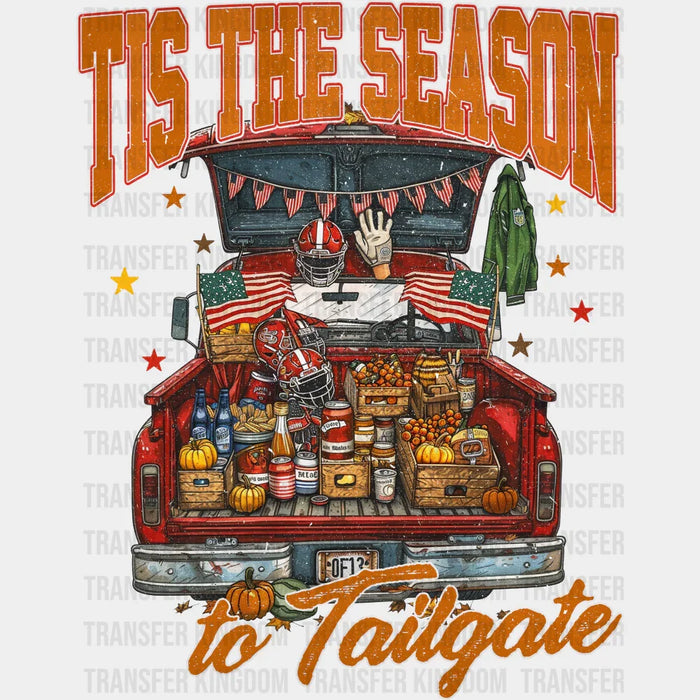 Tis The Season To Tailgate - Halloween DTF Transfer
