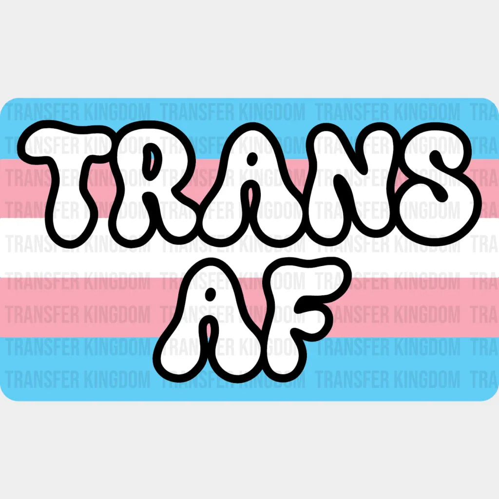 Trans Af Flag Design - Transsexual Iron On Dtf Transfer