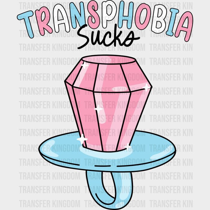 Transphobia Sucks - Transgender DTF Transfers