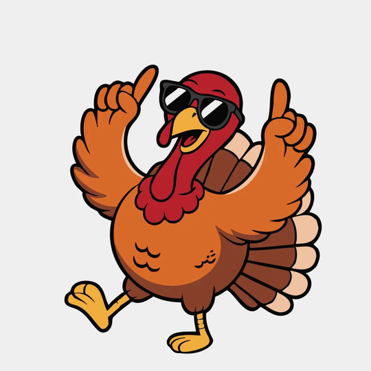 Turkey Gravy Beans And Rolls - Thanksgiving DTF Transfer Adult – S & M (10’’) / Light Color Design (See Imaging)