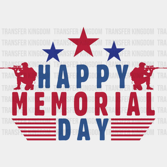 U.S.A Happy Memorial Day- Memorial Day DTF Transfer