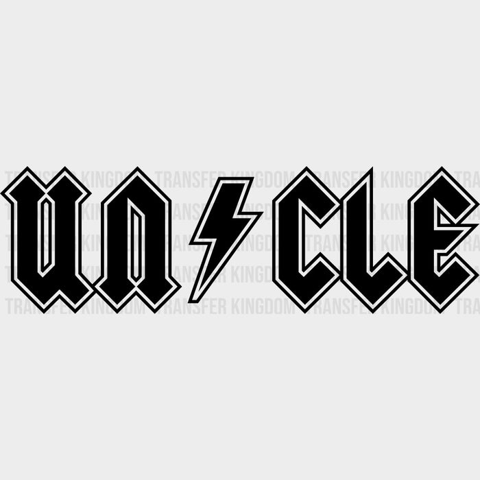 Uncle, Metal Design - Uncle DTF Transfers