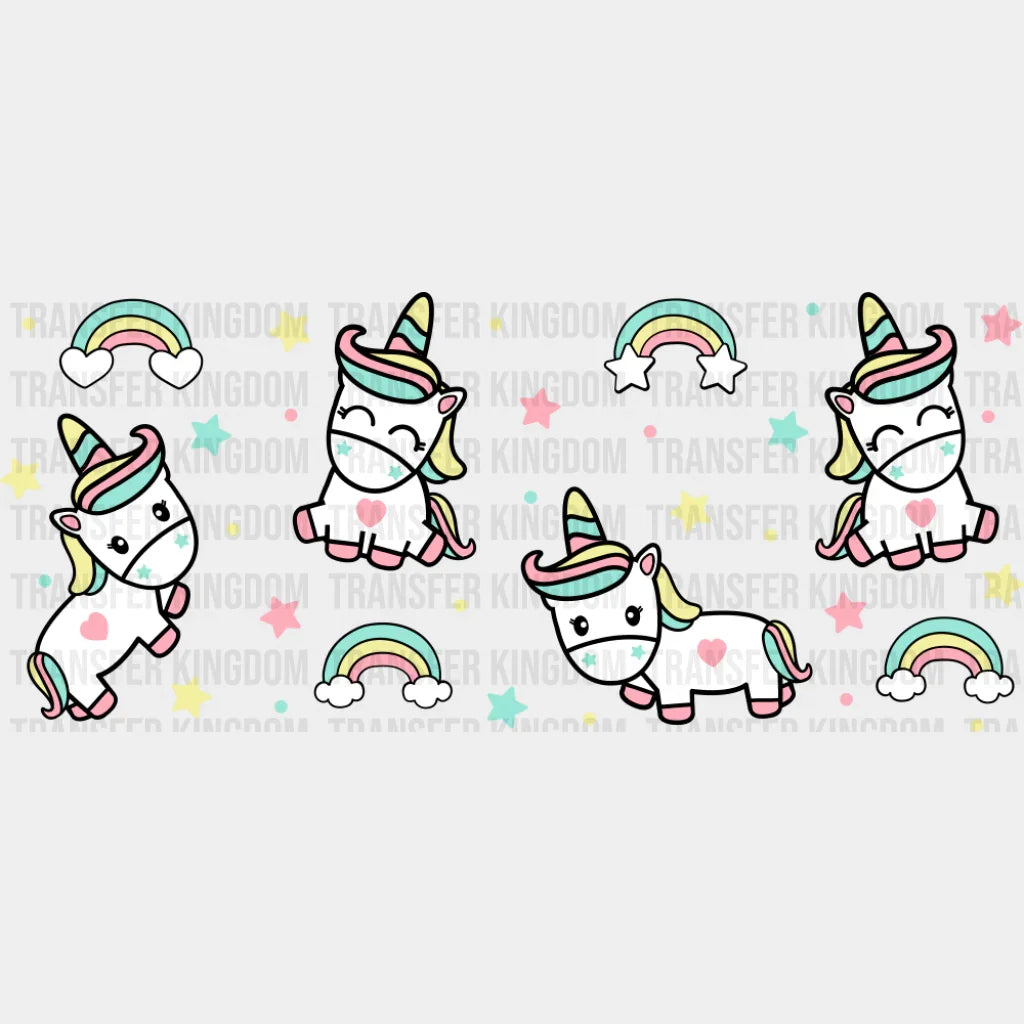 Unicorns - General Cup Wrap UV Sticker Permanent UV DTF Decal UVDTF
