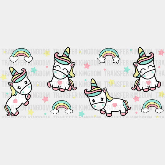 Unicorns - General Cup Wrap UV Sticker Permanent UV DTF Decal UVDTF