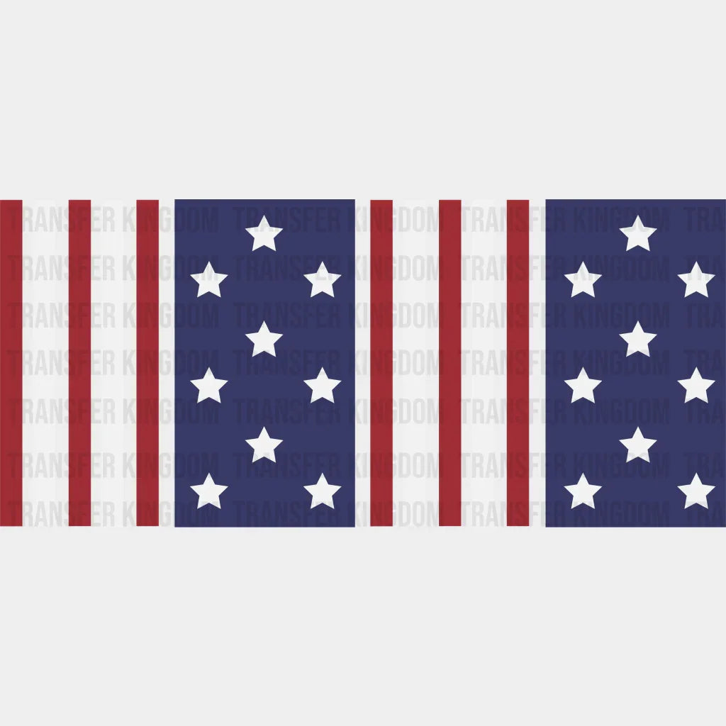 Usa Flag - 4Th Of July Cup Wrap Uv Sticker Permanent Dtf Decal