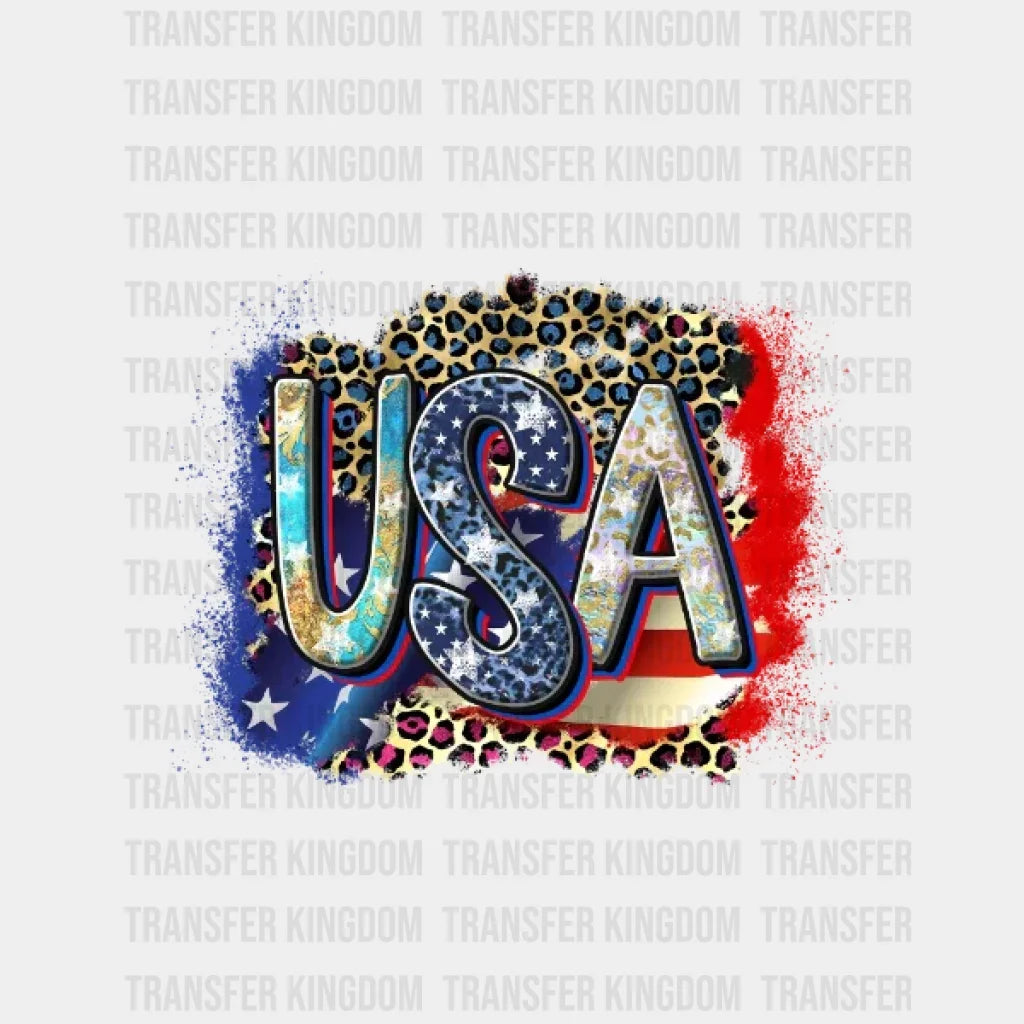 Usa Lettering Dtf Transfer