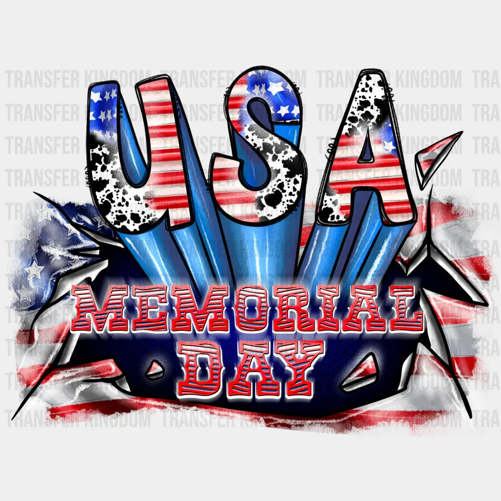 USA Memorial Day - Memorial Day DTF Transfer - Transfer Kingdom