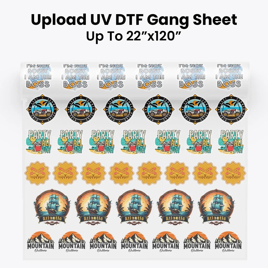 Upload UV Sticker Gang Sheet - Transfer Kingdom