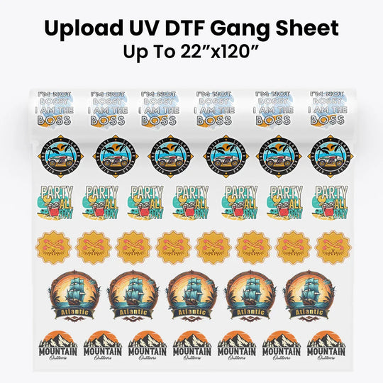 Upload UV Sticker Gang Sheet - Transfer Kingdom