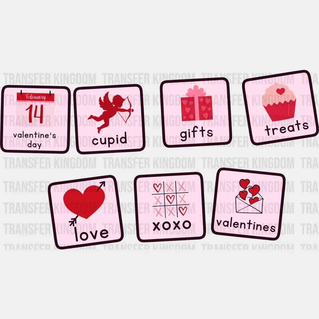 Valentine Cards Valentines Day Design - Dtf Heat Transfer