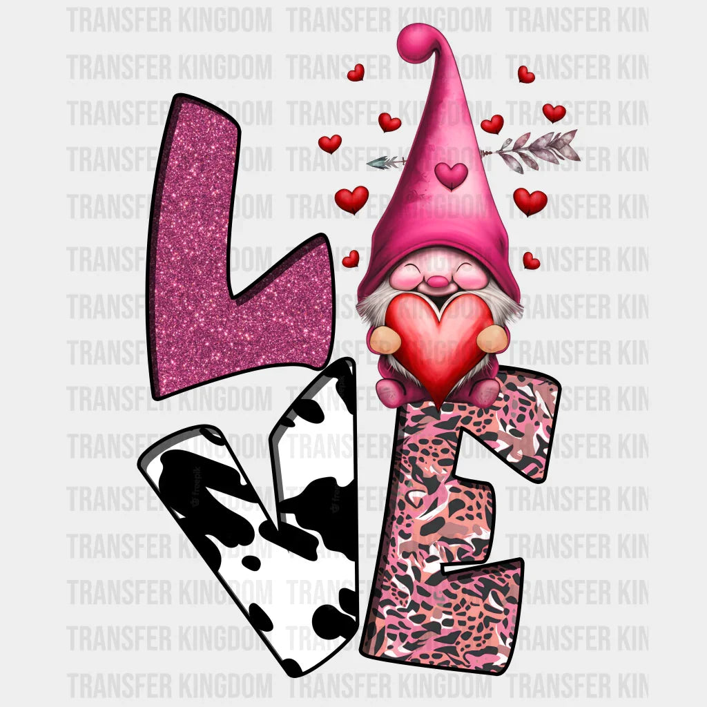 VALENTINE GNOMES LOVE - DTF heat transfer - transfer-kingdom