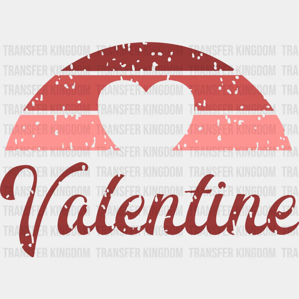 Valentine Heart Valentines Day Design - Dtf Heat Transfer