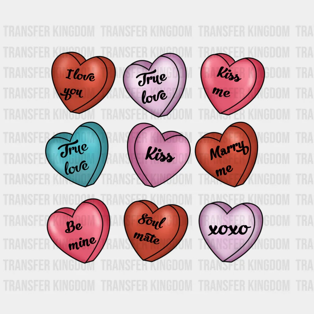VALENTINES TAGS - DTF heat transfer - transfer-kingdom