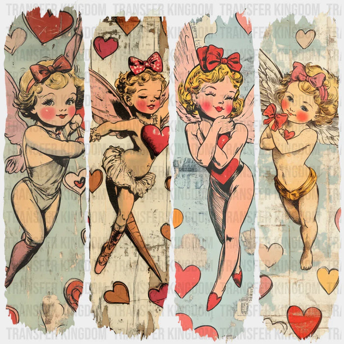Vintage Angels Design - Valentine's Day DTF Transfer