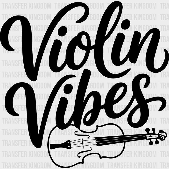Violin Vibes - Music DTF Transfers